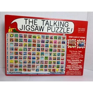 Vintage Talking Jigsaw Puzzle The Office Building 560 Piece Buffalo Games 1991